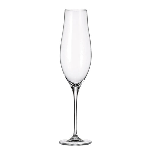 Crystalite Bohemia - Limosa Stemmed Flute Glass 200 ml, Set of 6
