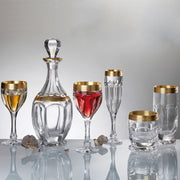 Crystalite Bohemia - Safari Gold Red Wine / Goblet 290 ml Set of 6