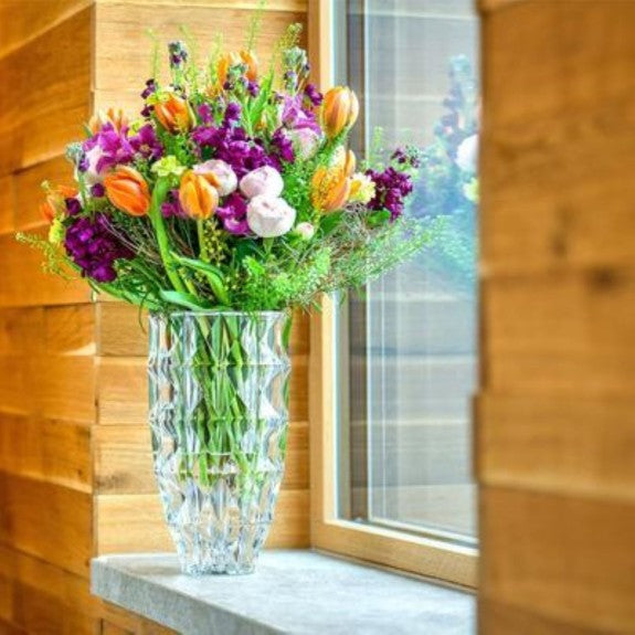 Crystalite Bohemia - Diamond Vase 25.5 cm