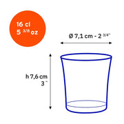 Duralex - Duralex Picardie Clear Glass Tumbler 160 ml, Set of 4