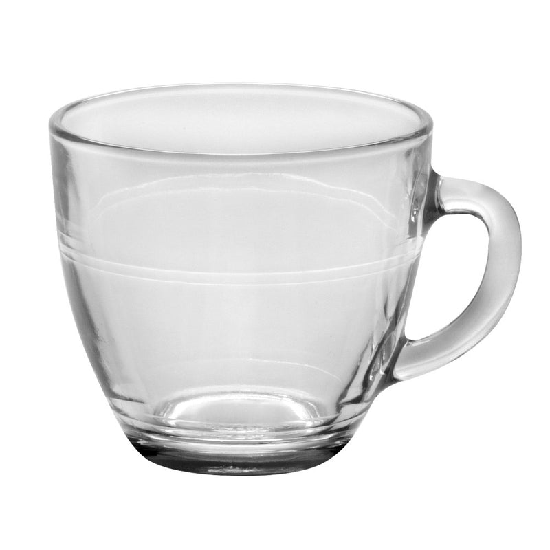 Duralex - Duralex Gigogne Clear Glass Mug 220 ml, Set of 6