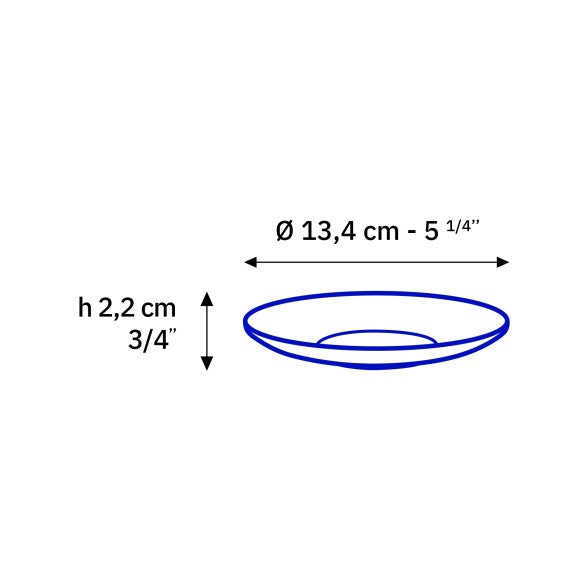 Duralex - Duralex Gigogne Clear Saucer 13.4 cm Set of 6