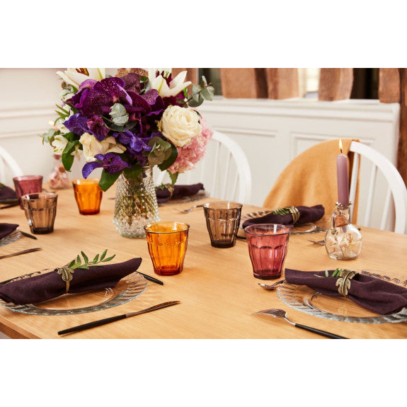 Duralex - Duralex Picardie Grey Glass Tumblers 250 ml, Set of 4