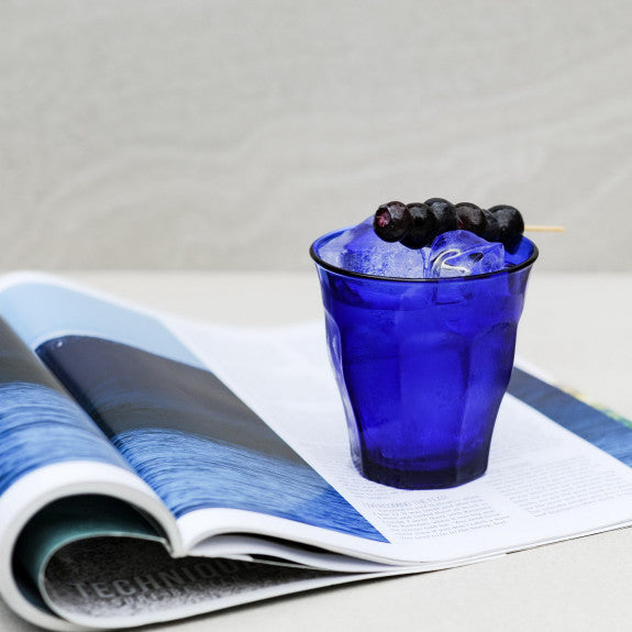 Duralex - Duralex Picardie Sapphire Glass Tumblers 250 ml, Set of 6