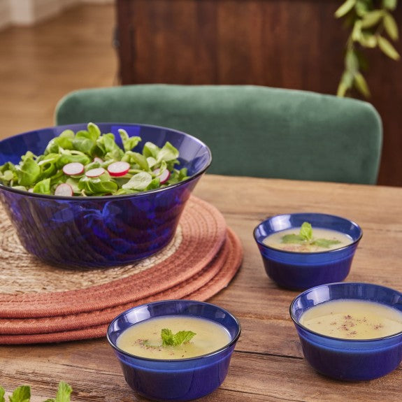 Duralex - Duralex Lys Sapphire Bowl 10 cm, Set of 6
