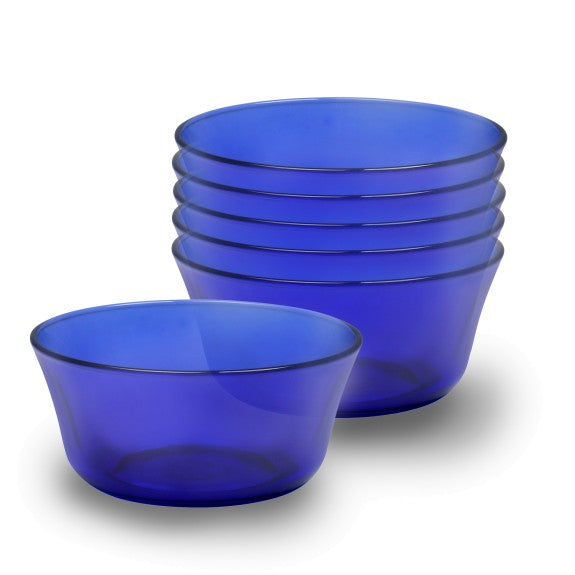 Duralex - Duralex Lys Sapphire Bowl 10 cm, Set of 6