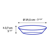Duralex - Duralex Lys Sapphire Deep Plate 19cm, Set of 6