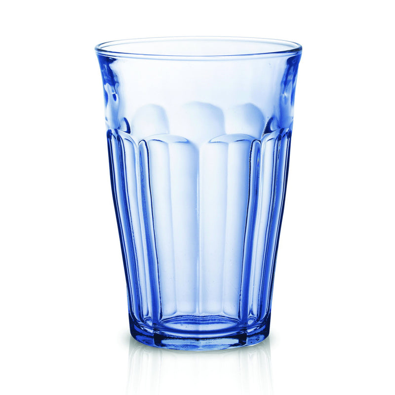Duralex - Duralex Picardie Marine Blue Glass Tumblers 360 ml, Set of 4