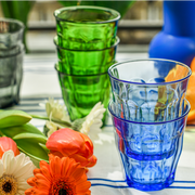 Duralex - Duralex Picardie Marine Blue Glass Tumbler 310 ml, Set of 6