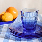 Duralex - Duralex Picardie Marine Blue Glass Tumbler 310 ml, Set of 6