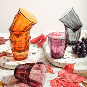 Duralex - Duralex Picardie Plum Glass Tumbler 250 ml, Set of 4