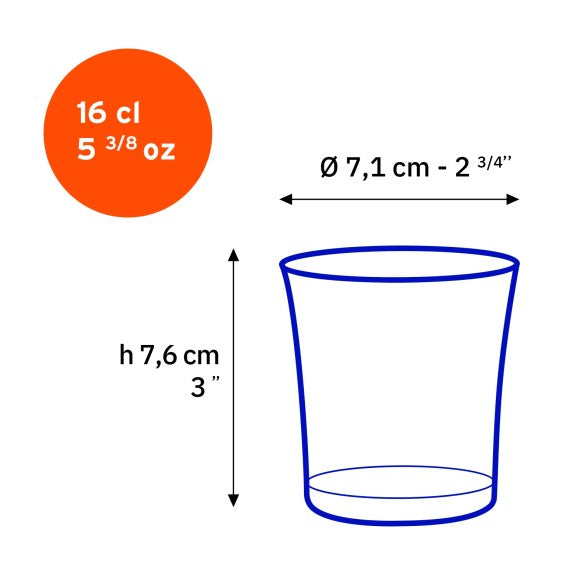 Duralex - Duralex Lys Clear Tumbler 160 ml, Set of 6