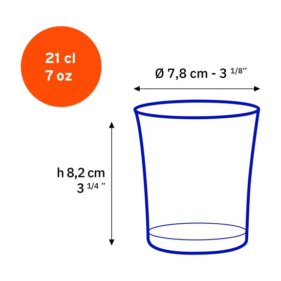 Duralex - Duralex Lys Clear Tumbler 210 ml, Set of 6