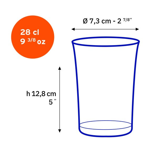 Duralex - Duralex Lys Clear Tumbler 280 ml, Set of 6