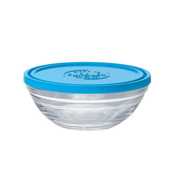 Duralex - Duralex Lys Round Blue Lid 14cm
