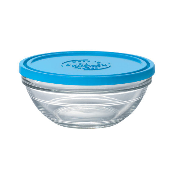 Duralex - Duralex Lys Round Blue Lid 23cm