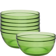 Duralex - Duralex Lys Green Stackable Bowl 17 cm, Set of 6