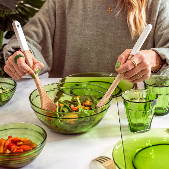 Duralex - Duralex Lys / Gigogne Green Stackable Bowl 20.5 cm, Set of 6