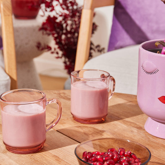 Duralex - Duralex Versailles Rose Mug 260 ml, Set of 6
