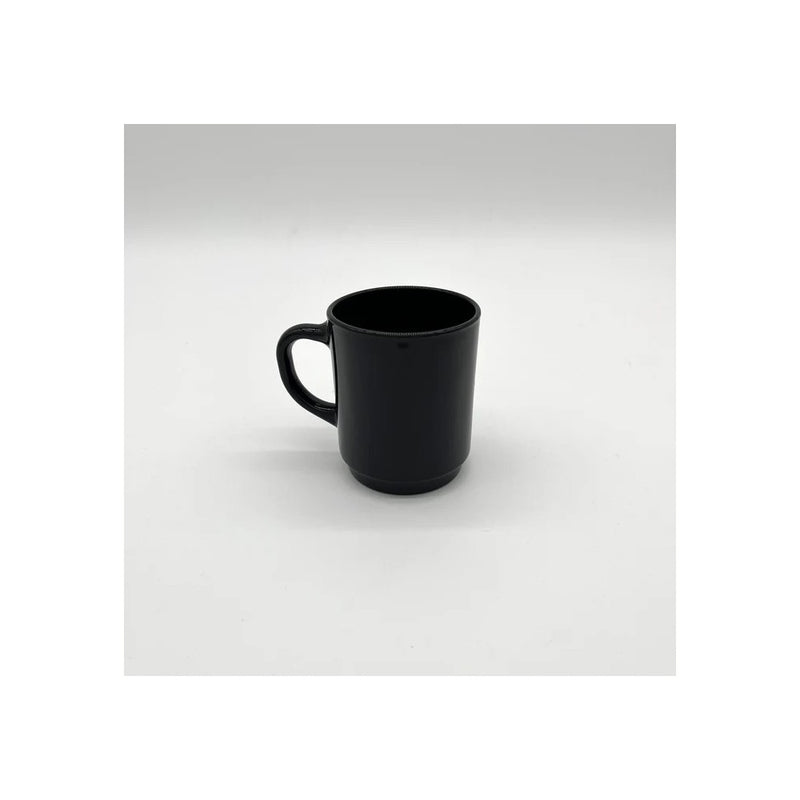 Duralex - Duralex Versailles Black Mug 260 ml, Set of 6