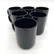 Duralex - Duralex Versailles Black Mug 260 ml, Set of 6