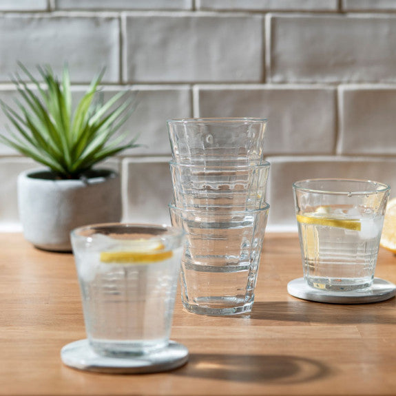Duralex - Duralex Prisme Clear Glass Tumblers 220 ml, Set of 6