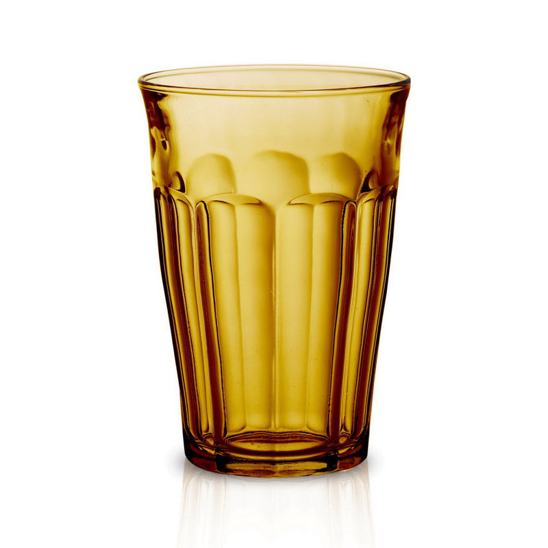 Duralex - Duralex Picardie Amber Glass Tumbler 360 ml, Set of 6
