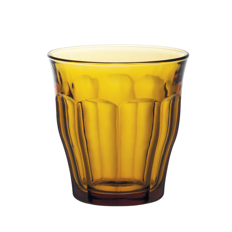 Duralex - Duralex Picardie Amber Glass Tumblers 250 ml, Set of 6