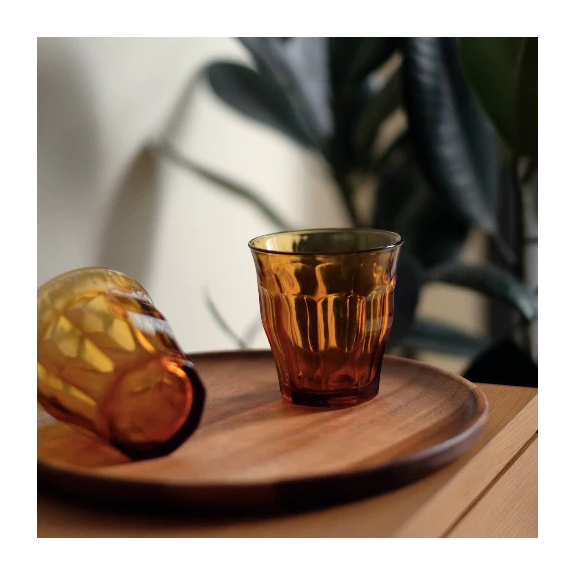 Duralex - Duralex Picardie Amber Glass Tumblers 250 ml, Set of 6