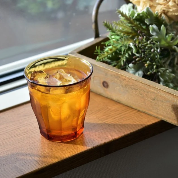 Duralex - Duralex Picardie Amber Glass Tumblers 250 ml, Set of 6