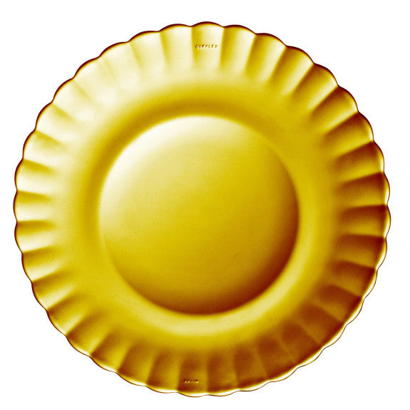Duralex - Duralex Picardie Amber Plate 20 cm, Set Of 6