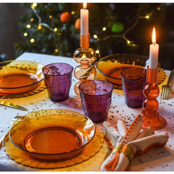 Duralex - Duralex Picardie Amber Dinner Plate 26cm, Set of 6