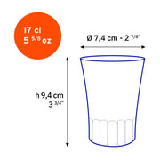 Duralex - Duralex Amalfi Clear Tumbler 170 ml, Set of 4
