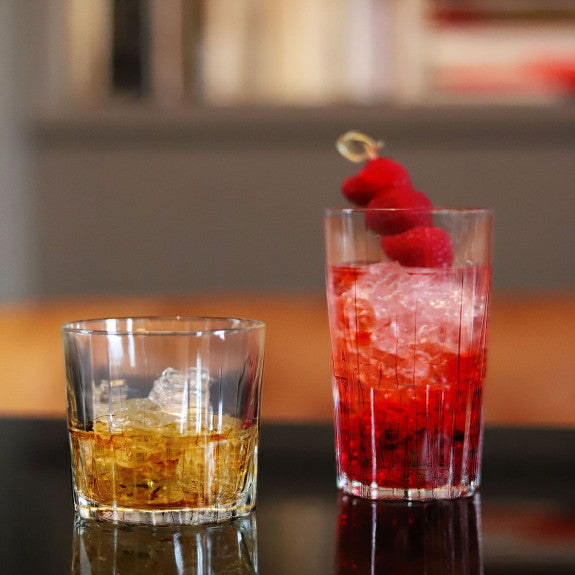 Duralex - Duralex Jazz Clear Old Fashioned Glass Tumbler 260 ml, Set of 6