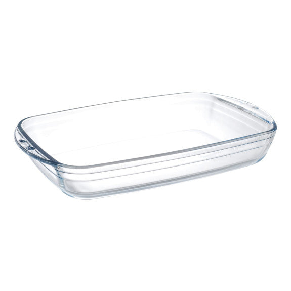 Duralex - Duralex Ovenchef Reversible Casserole Dish with Cover 35 x 22cm