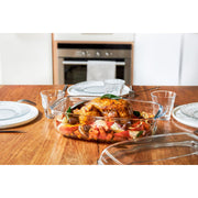 Duralex - Duralex Ovenchef Reversible Casserole Dish with Cover 35 x 22cm