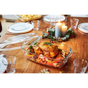 Duralex - Duralex Ovenchef Reversible Casserole Dish with Cover 35 x 22cm