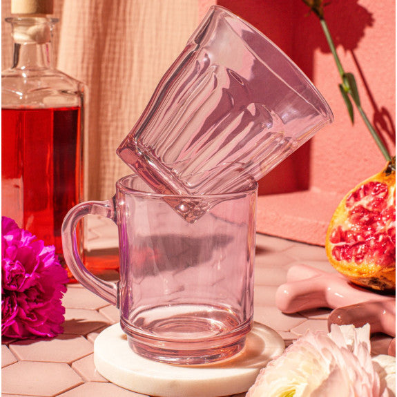 Duralex - Duralex Picardie Rose Glass Tumbler 250 ml, Set of 4
