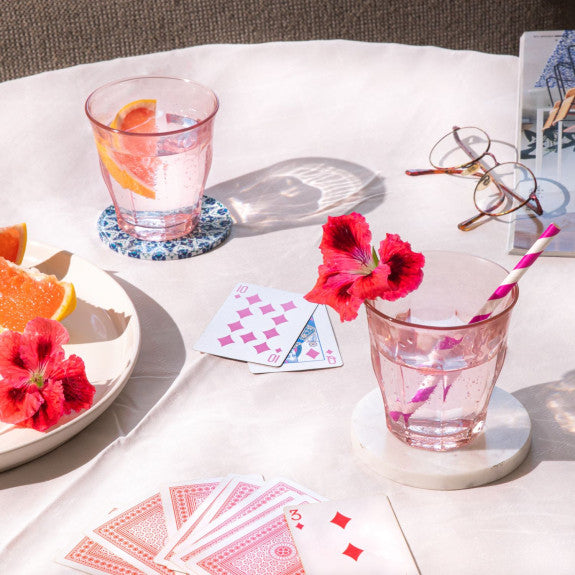 Duralex - Duralex Picardie Rose Glass Tumbler 250 ml, Set of 4