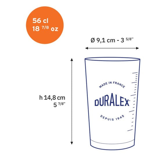 Duralex - Duralex Precisio Measuring Cup Yellow 560 ml