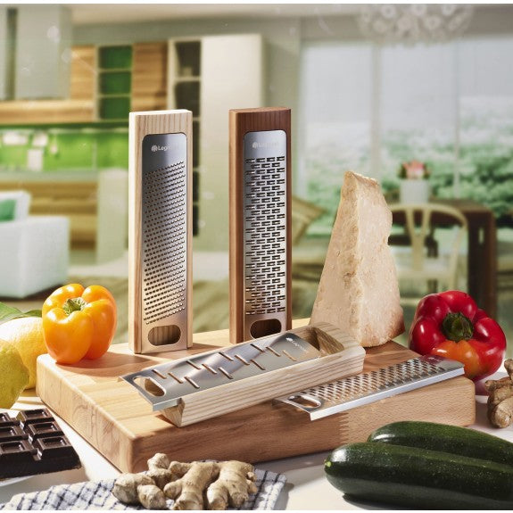 Legnoart - Gratta Dark Wood Multi-function Stainless Steel Grater