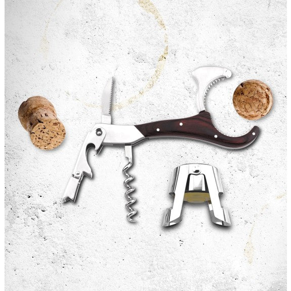 Legnoart - Bollicine Wine Lover's Corkscrew Set