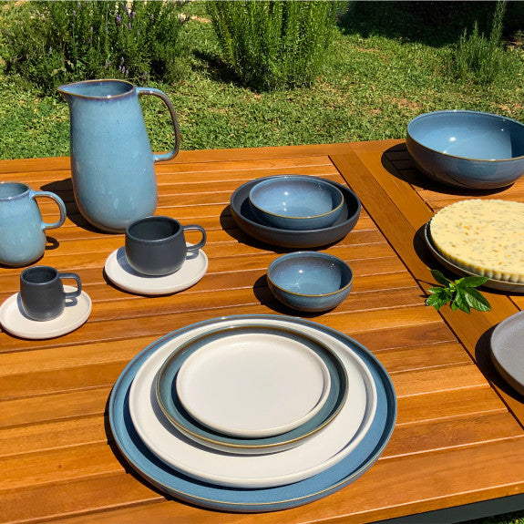 Mesa Ceramics - Mesa Ceramics Uno Blue Stoneware Plate 17cm