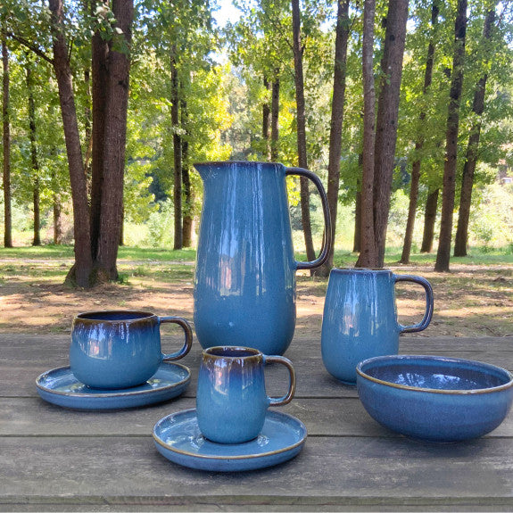 Mesa Ceramics - Mesa Ceramics Uno Blue Stoneware Pitcher