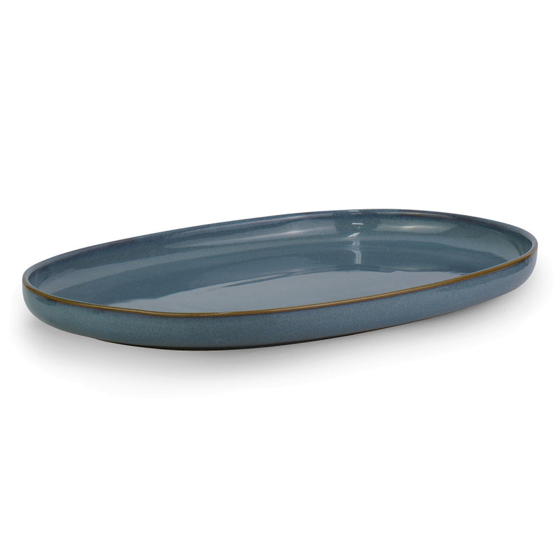 Mesa Ceramics - Mesa Ceramics Uno Blue Stoneware Platter 33cm