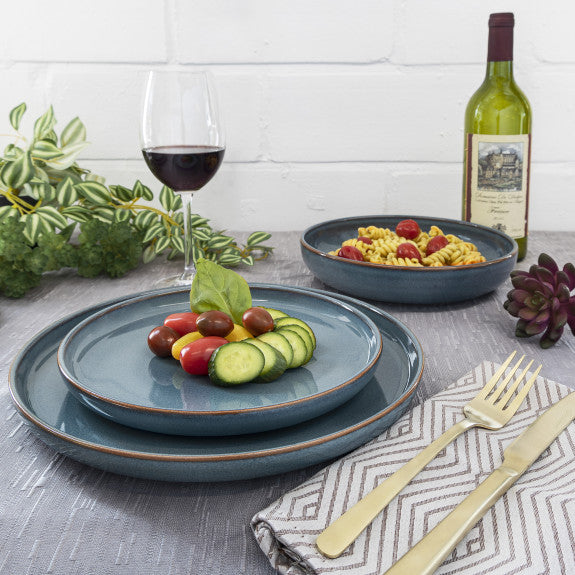Mesa Ceramics - Mesa Ceramics Uno Natura Blue Stoneware Sauce Dish 14.5 cm