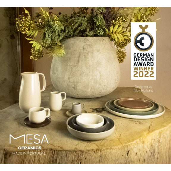 Mesa Ceramics - Mesa Ceramics Uno Marble Stoneware Tea Cup and Saucer 225ml