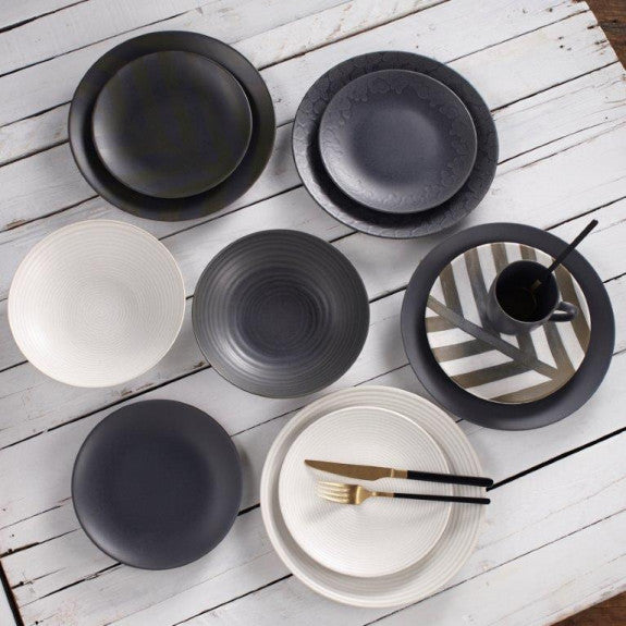 Mesa Ceramics - Mesa Ceramics Granito Stoneware Pasta Bowl 22 cm