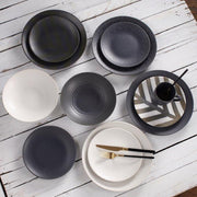 Mesa Ceramics - Mesa Ceramics Granito Stoneware 12 Piece Dinnerware Set, Service for 4