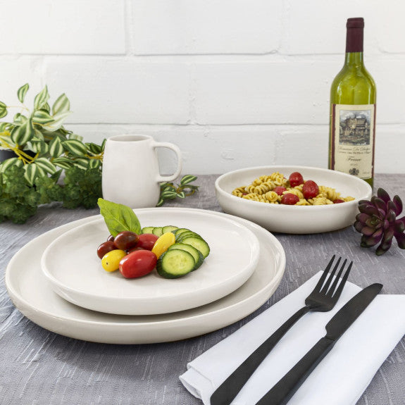 Mesa Ceramics - Mesa Ceramics Uno Bianco Stoneware Presentation Plate 33cm